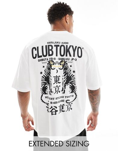 T-shirt oversize avec imprimé Tokyo au dos - Asos Design - Modalova