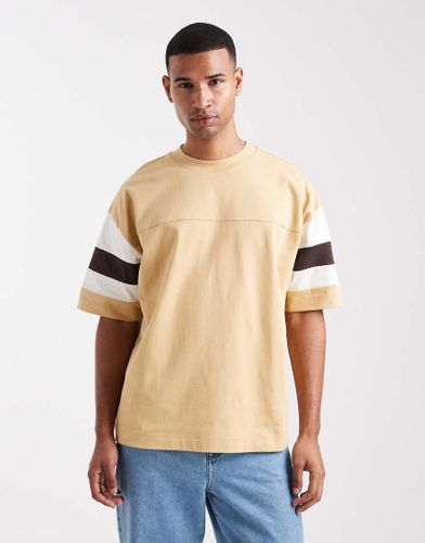 T-shirt oversize pais avec empicements contrastants - Asos Design - Modalova