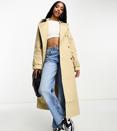 ASOS DESIGN Tall - Trench-coat long - Taupe - Asos Tall - Modalova