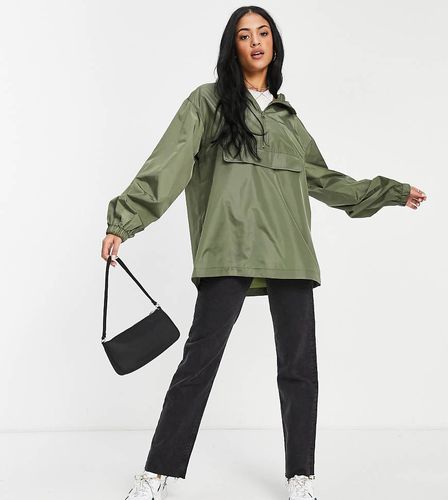 ASOS DESIGN Tall - Veste imperméable à enfiler - Kaki - Asos Tall - Modalova