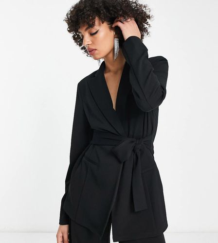 ASOS DESIGN Tall - Blazer de tailleur ceinturé en jersey - Asos Tall - Modalova