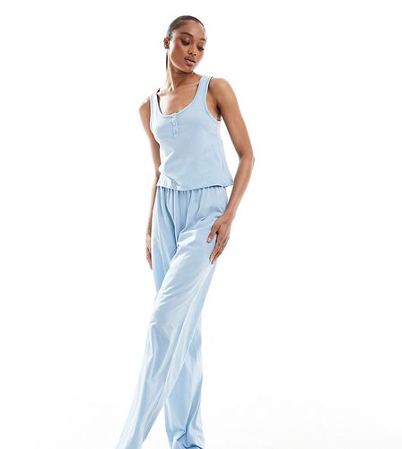 ASOS DESIGN Tall - Mix & Match - Pantalon de pyjama avec bords en picot et taille apparente - Asos Tall - Modalova
