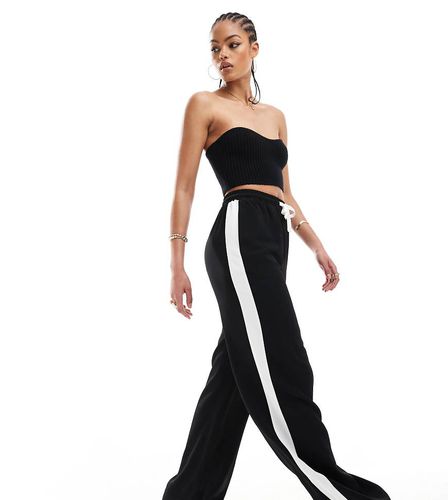 ASOS DESIGN Tall - Pantalon à enfiler avec empiècement contrastant - Asos Tall - Modalova