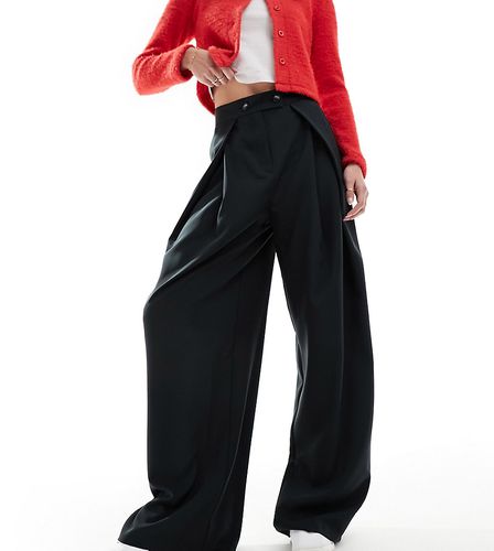 Tall - Pantalon large à pinces sur le devant - Asos Design - Modalova