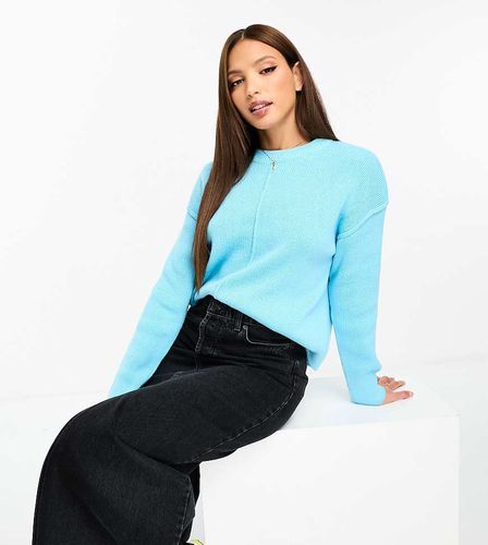 ASOS DESIGN Tall - Pull ras de cou coupe carrée à surpiqûres devant - Asos Tall - Modalova