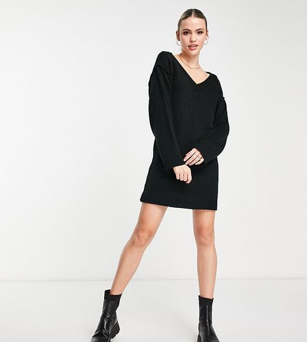 ASOS DESIGN Tall - Robe courte en maille à col en V - Asos Tall - Modalova