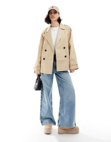 Trench-coat court - Taupe - Asos Design - Modalova