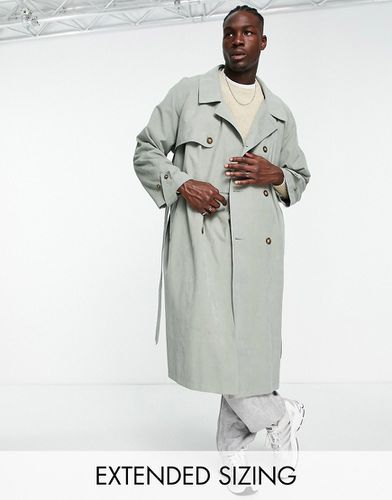 Trench-coat oversize imperméable - Sauge - Asos Design - Modalova