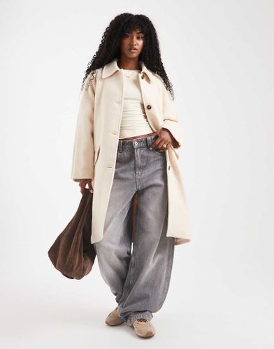 Trench-coat mi-long  doublure matelasse - Beurre - Asos Design - Modalova