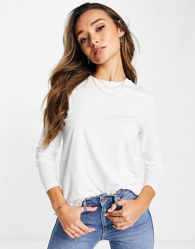 Ultimate - T-shirt à manches longues en coton mélangé - - WHITE - Asos Design - Modalova