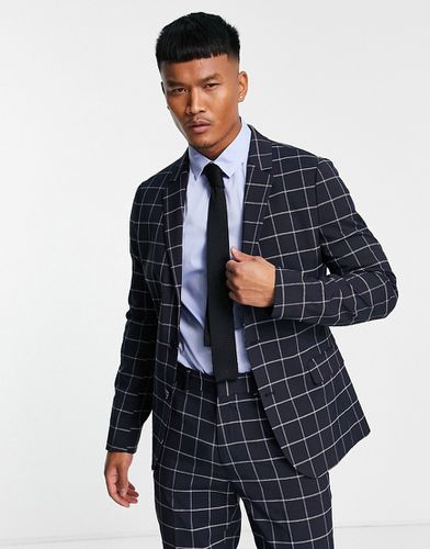 Veste de costume ajustée à grands carreaux - Asos Design - Modalova