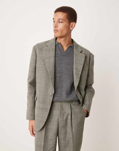 Veste de costume souple et décontractée coupe dad en tweed - Asos Design - Modalova