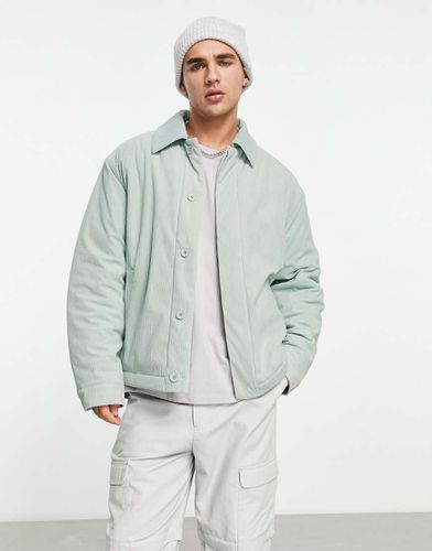 Veste d'entraîneur oversize en velours côtelé - Asos Design - Modalova