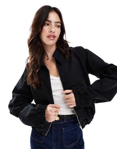 Veste en jean à ourlet boule - Asos Design - Modalova