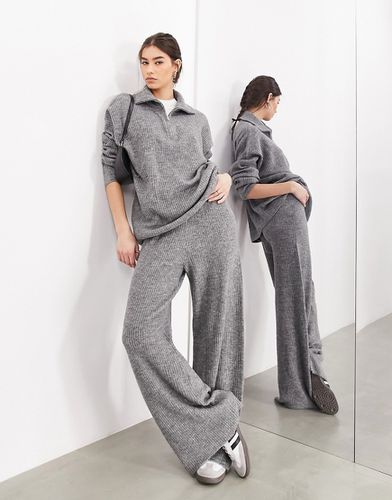 Pantalon d'ensemble ample en maille côtelée - clair - Asos Edition - Modalova