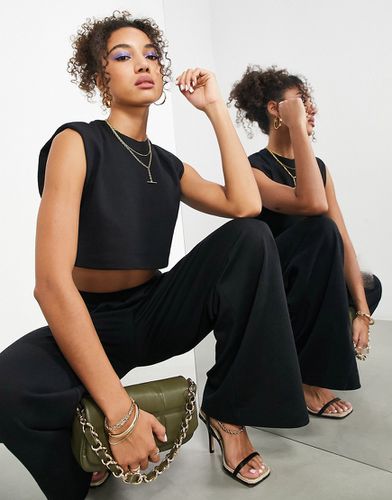 Premium - Crop top coupe carrée en jersey texturé - Asos Edition - Modalova