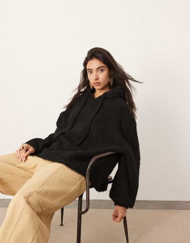 Sweat à capuche oversize en maille bouclée - Asos Edition - Modalova