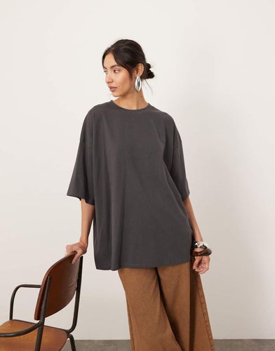 T-shirt oversize de qualité supérieure - Anthracite - Asos Edition - Modalova