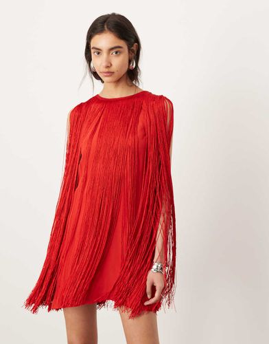 Ultimate - Robe courte trapèze à franges - Asos Edition - Modalova