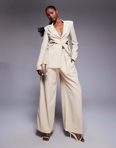 Pantalon d'ensemble ample - Taupe - Asos Luxe - Modalova