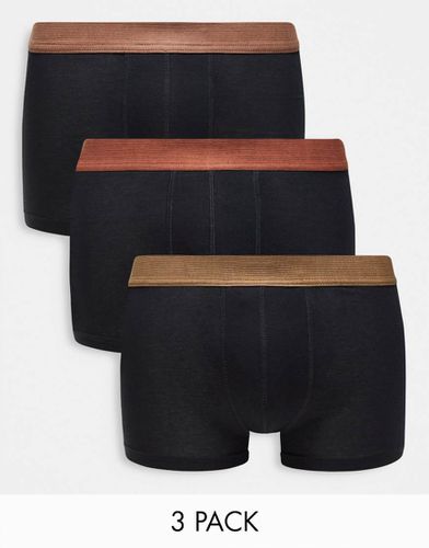 Lot de 3 boxers avec ceinture colorée - et rouge - Bolongaro Trevor - Modalova