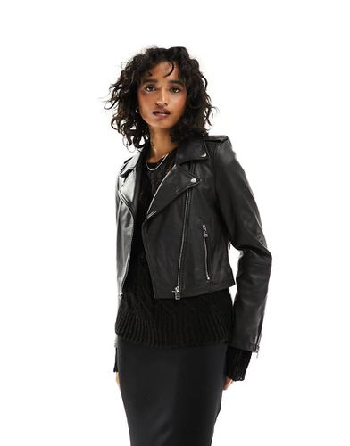 Olivia - Blouson en cuir style motard coupe courte - Bolongaro Trevor - Modalova