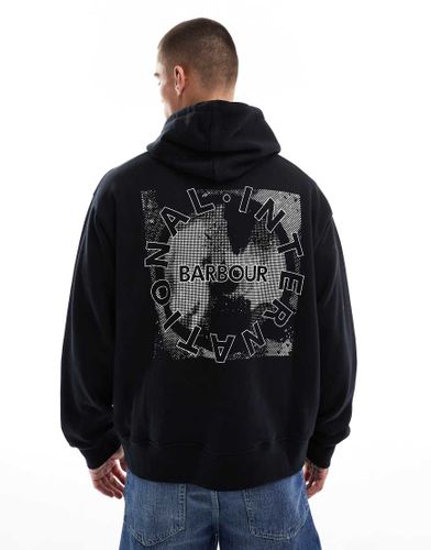 Sweat à capuche avec imprimé graphique - Barbour International - Modalova