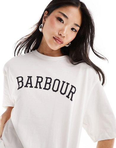 Northburn - T-shirt coupe boyfriend à logo - cassé - Barbour - Modalova