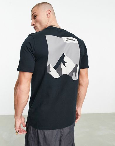 Dolomites Mtn - T-shirt à imprimé montage au dos - Noir - Berghaus - Modalova
