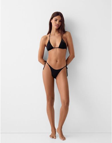 Bas d'ensemble de bikini noué sur les côtés - Bershka - Modalova