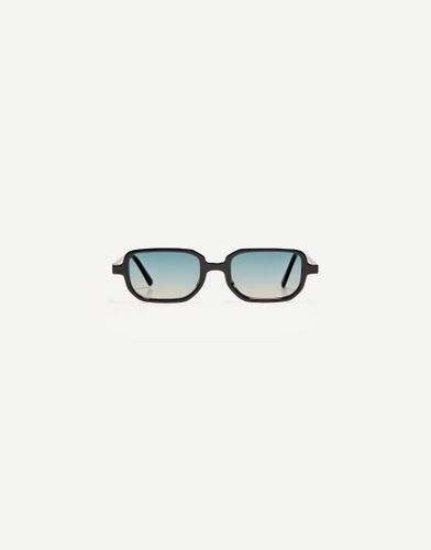 Lunettes de soleil en rsine - Noir - Bershka - Modalova