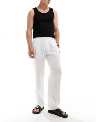 Pantalon d'ensemble texturé - Bershka - Modalova