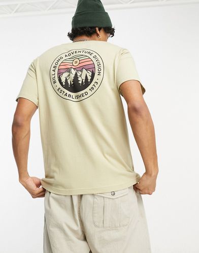 T-shirt avec motif lever de soleil - Sable - Billabong - Modalova