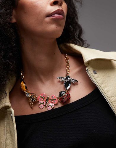 Collier avec charms insectes - Bimba Y Lola - Modalova