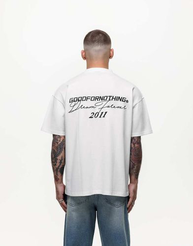 T-shirt oversize avec logo au dos - cassé - Good For Nothing - Modalova