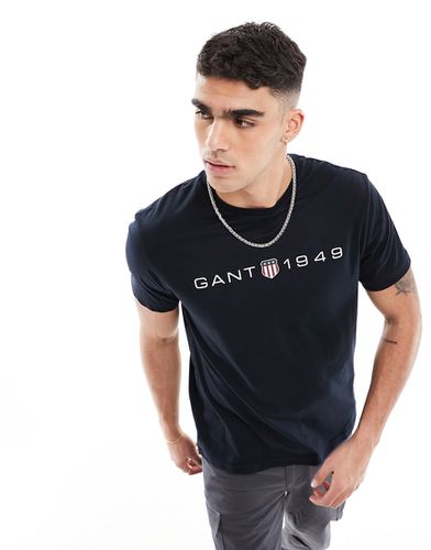 T-shirt à logo et écusson - Gant - Modalova