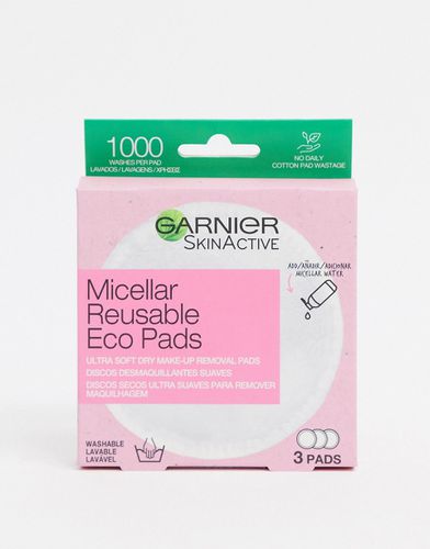 Disques démaquillants réutilisables (3 grands disques en microfibre) - Garnier - Modalova