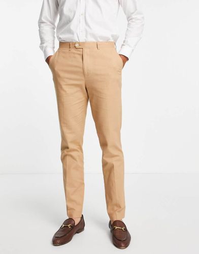 Pantalon de costume de mariage coupe slim en lin - Gianni Feraud - Modalova