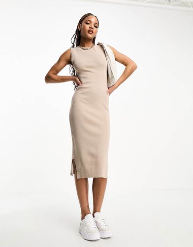 Robe mi-longue - Taupe - Gilli - Modalova