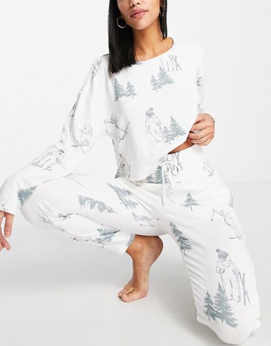 Bas d'ensemble de pyjama à motif arbre - Gilly Hicks - Modalova