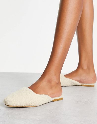 Chaussons style mules - Blanc cassé - Glamorous - Modalova