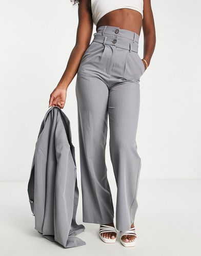 Pantalon habillé d'ensemble large à double taille - glacé - Glamorous - Modalova