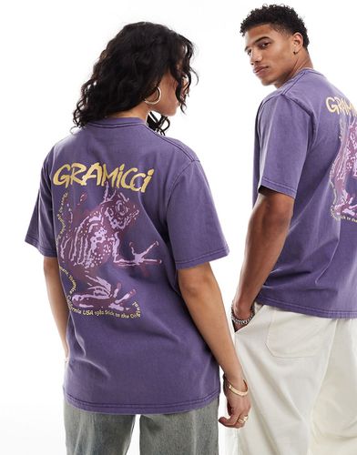 T-shirt unisexe en coton avec imprimé grenouille - Gramicci - Modalova
