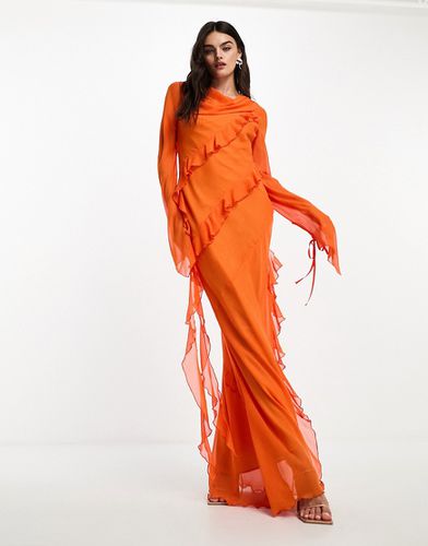 Robe longue à volants - Daska - Modalova