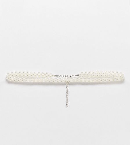 Collier de perles ras de cou - DesignB London Curve - Modalova