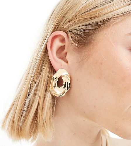 Boucles d'oreilles tendance effet torsadé - Designb London - Modalova