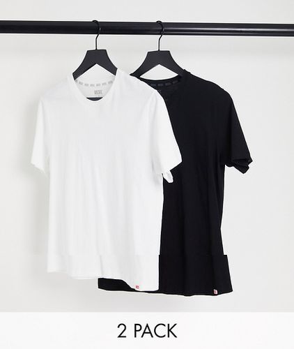 Randal - Lot de 2 t-shirts - Noir/blanc - Diesel - Modalova
