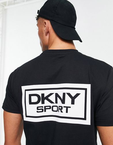 DKNY - T-shirt à grand logo - Noir - Dkny Active - Modalova