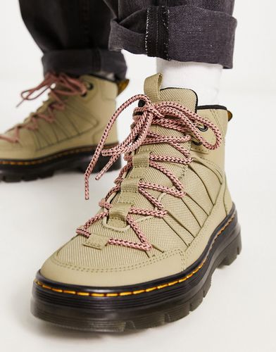 Buwick - Bottes ultra robustes à lacets roses - Olive pâle - Dr Martens - Modalova