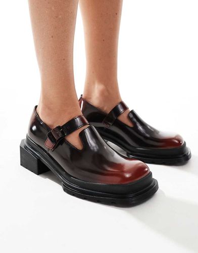 Dr. Martens - Maybole - Babies en cuir - Bordeaux - Dr Martens - Modalova